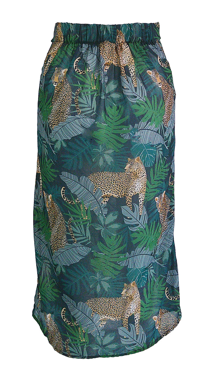 On Safari Chiffon Sarong Skirt