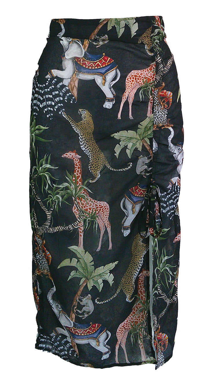 Serengeti Safari Chiffon Sarong Skirt