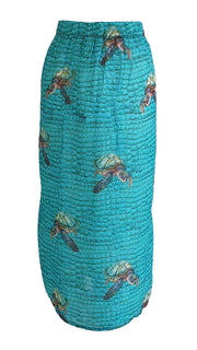 Turtle Reef Chiffon Sarong Skirt