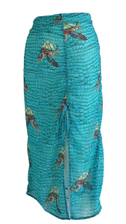 Turtle Reef Chiffon Sarong Skirt