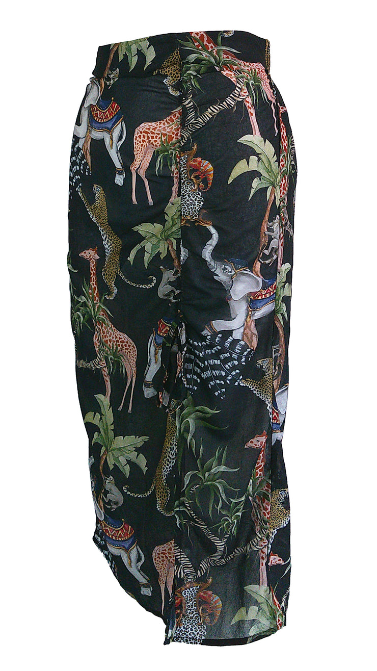 Serengeti Safari Chiffon Sarong Skirt