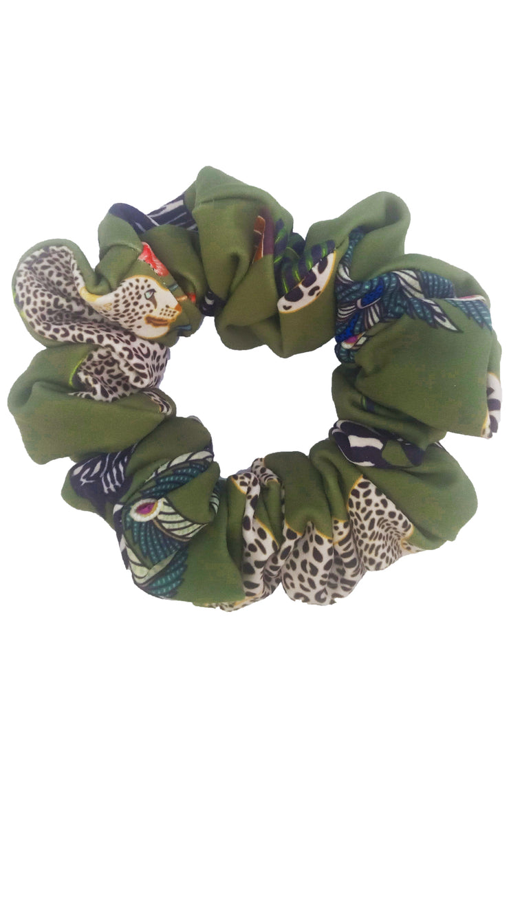 Okavango Olive Scrunchie