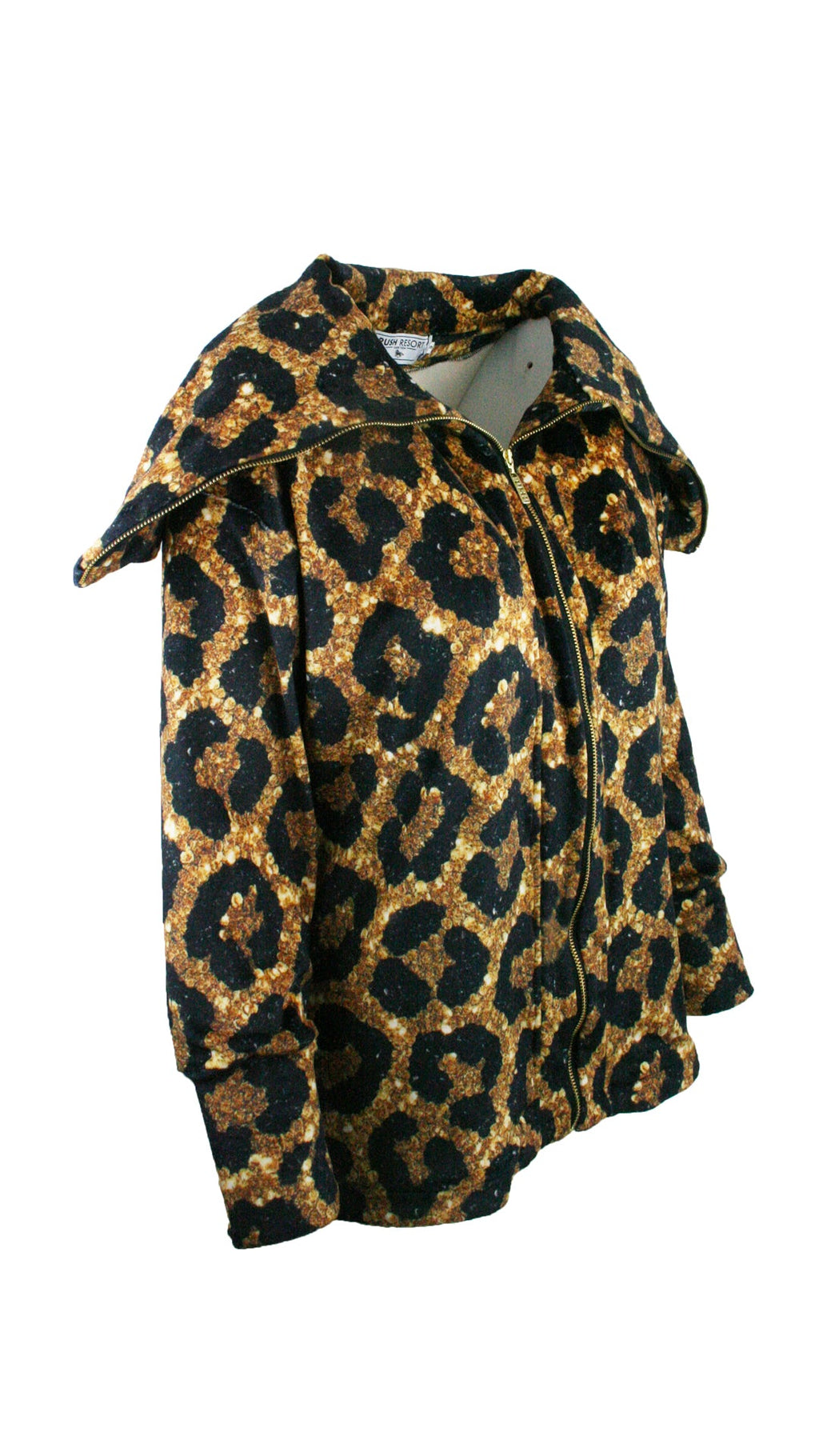Midnight Leopard Velvet Supreme Jacket