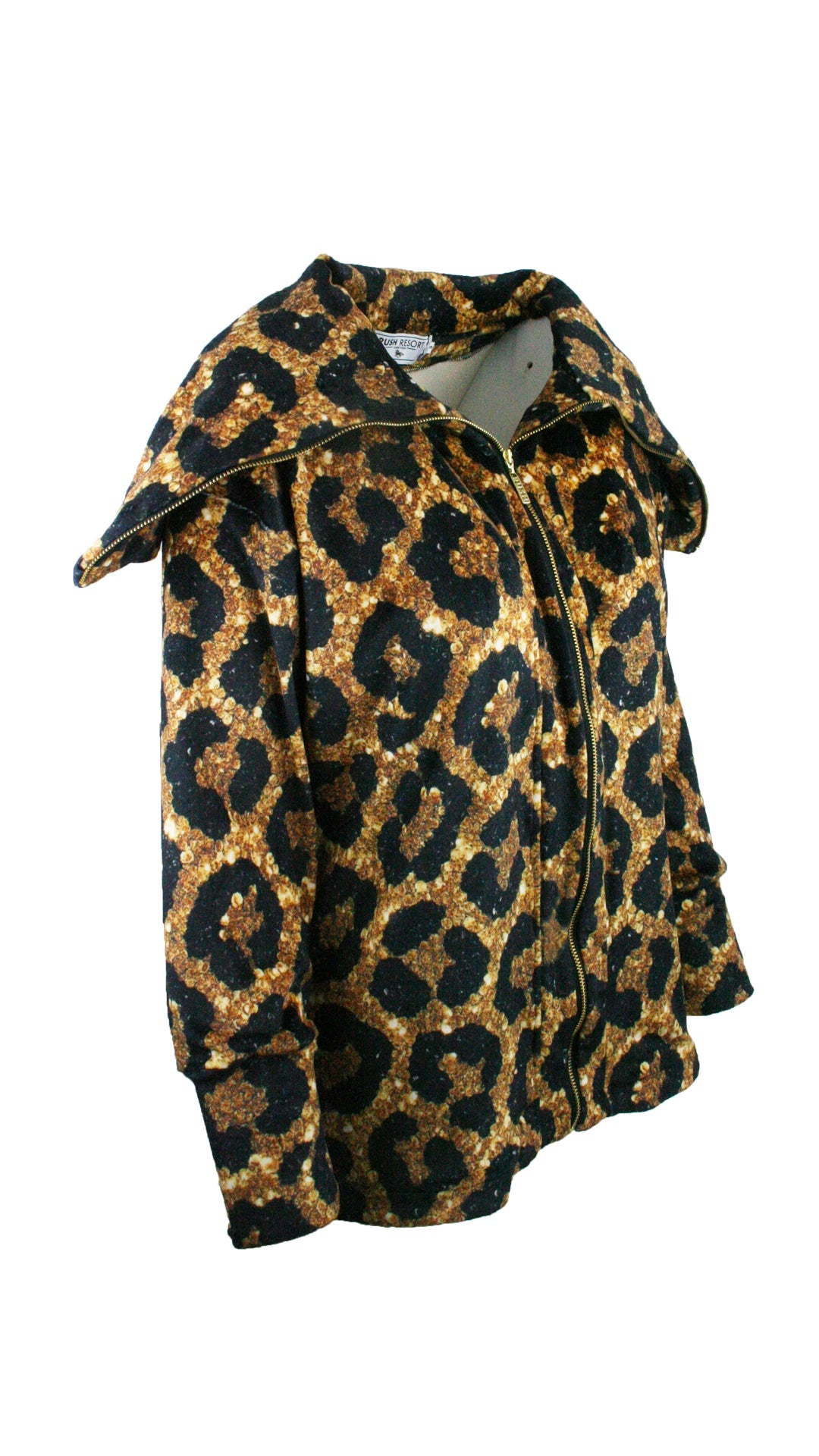 Midnight Leopard Velvet Supreme Jacket
