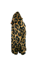 Midnight Leopard Velvet Supreme Jacket