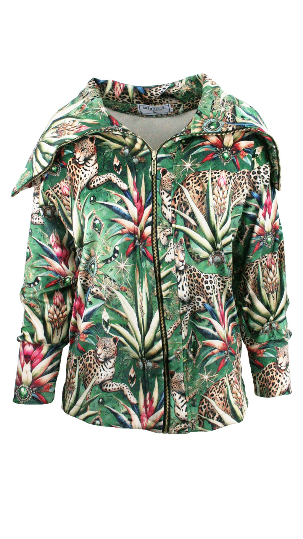 Wild Emerald Velvet Supreme Jacket