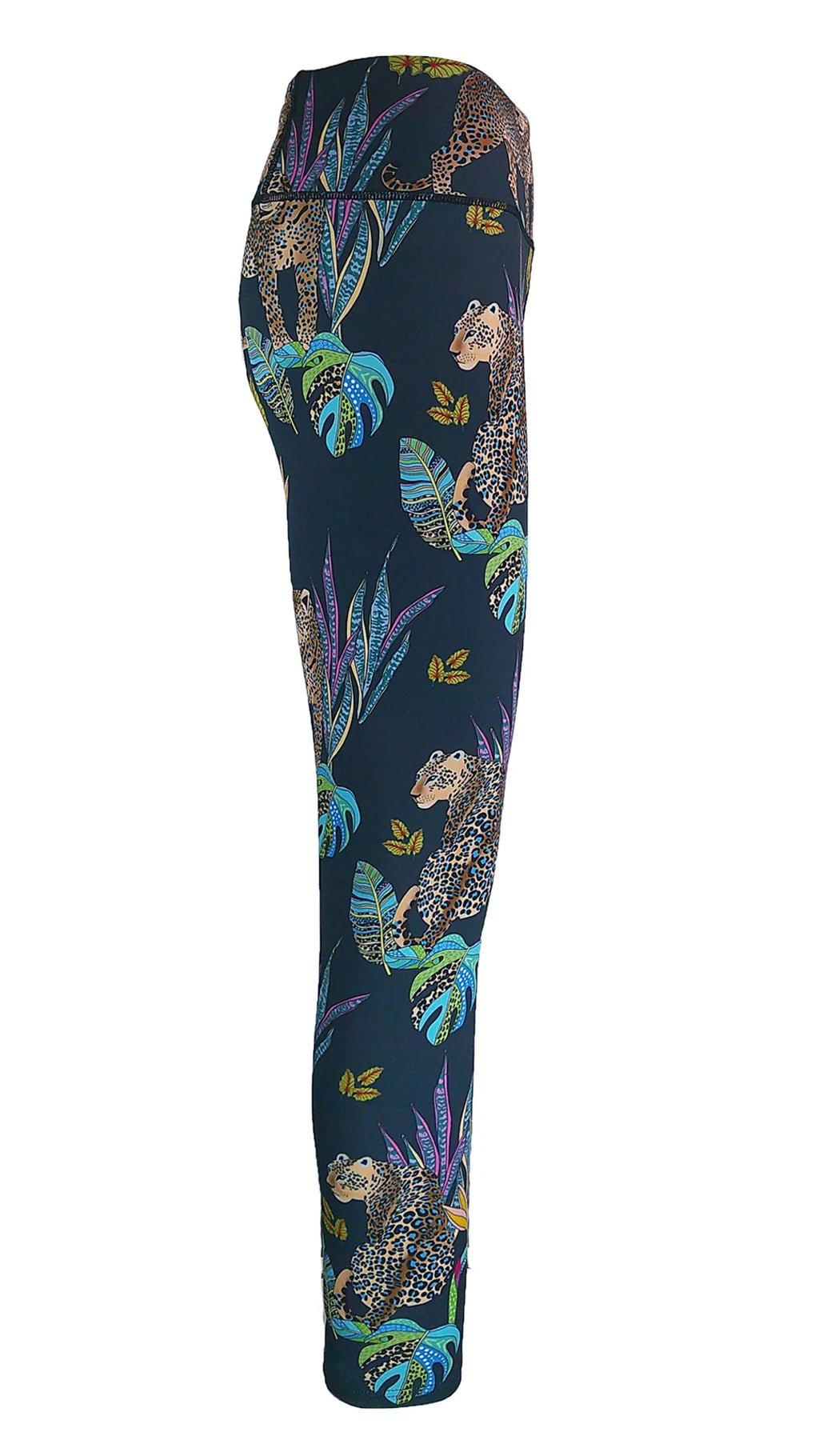 Cobalt Leopard F/L Leggings