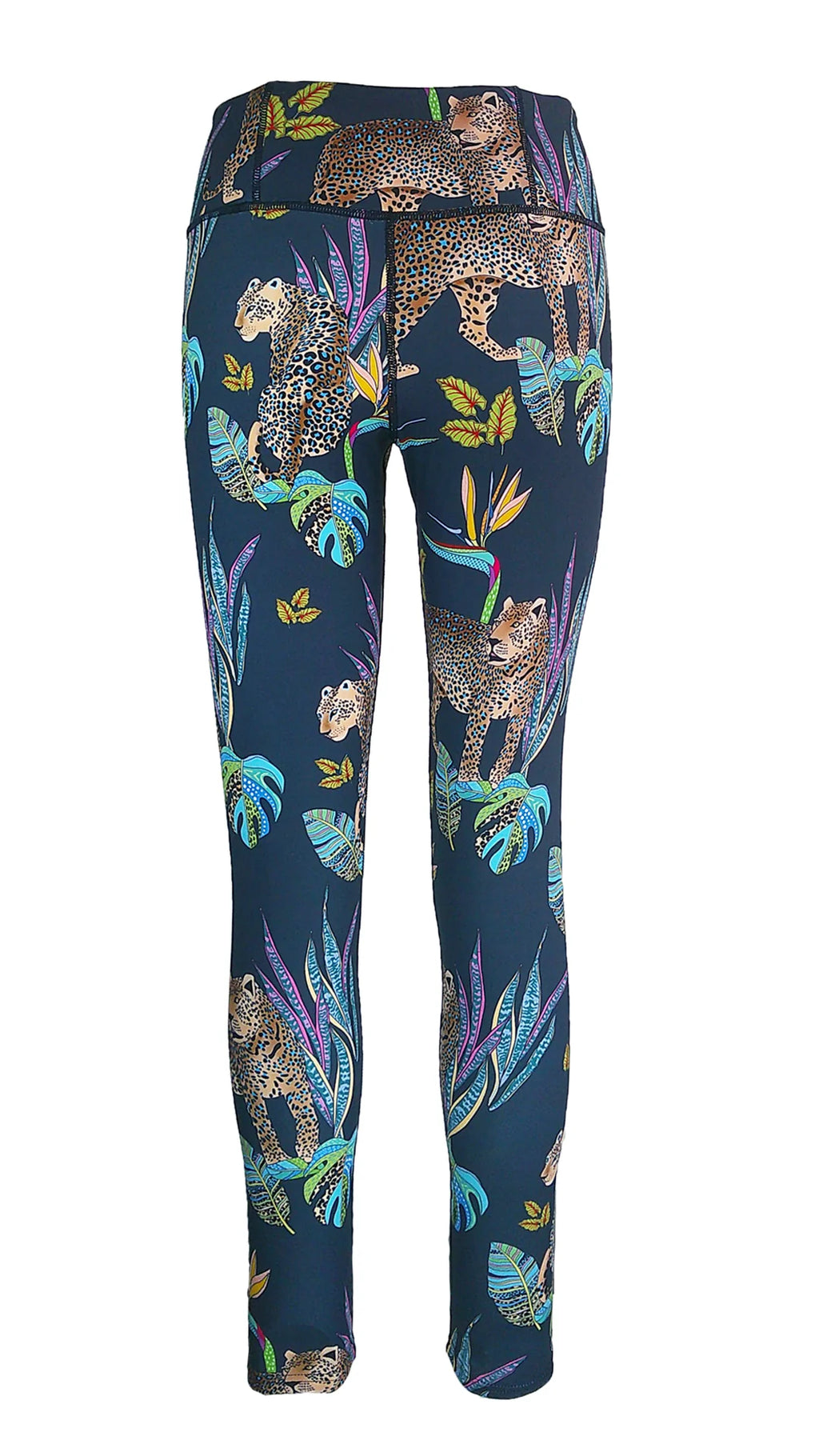 Cobalt Leopard F/L Leggings