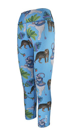 Lunch with Leopards F/L Leggings