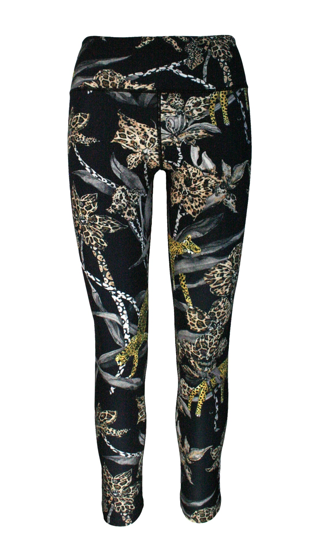 Midnight Leopard F/L Leggings