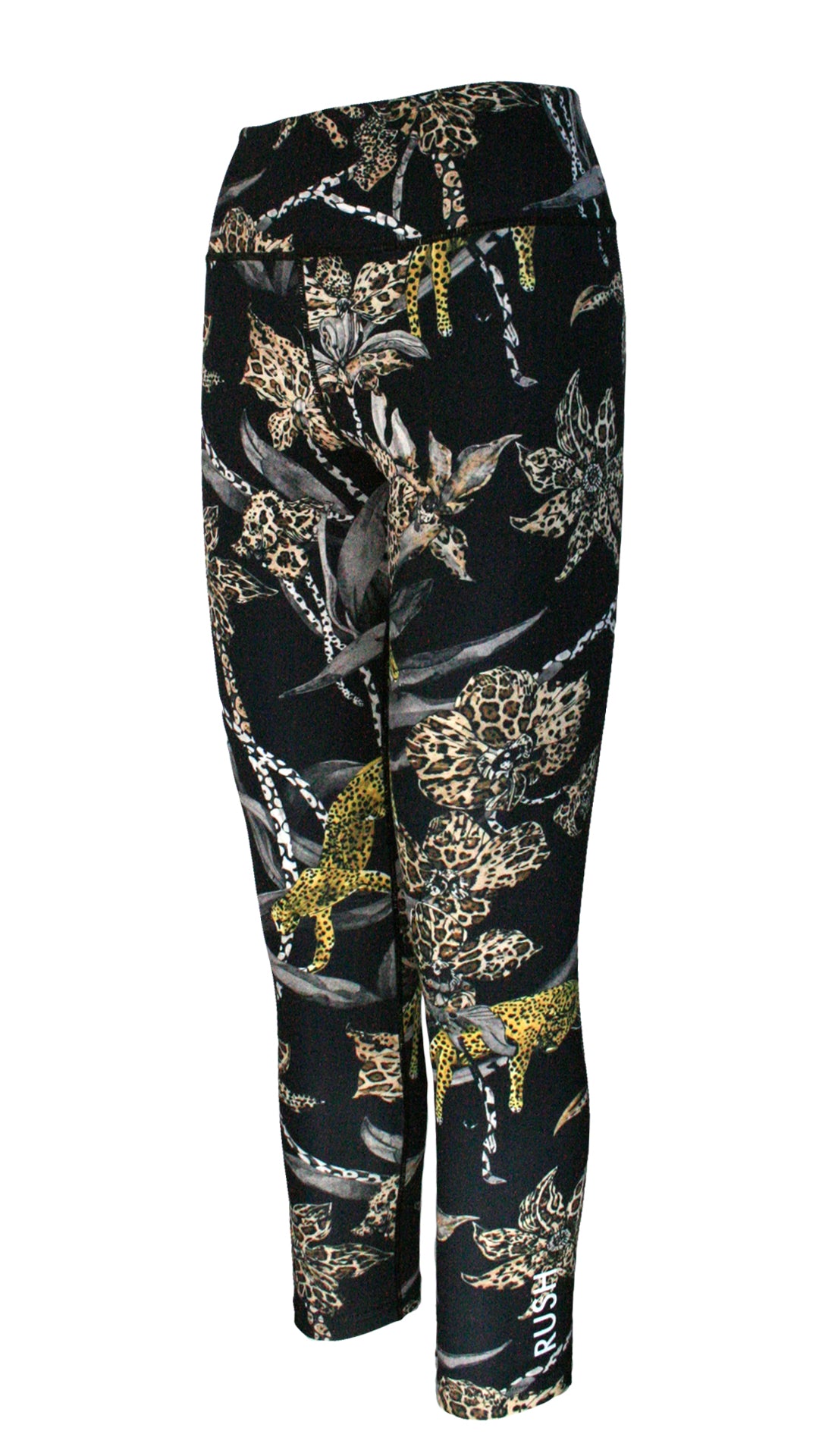 Midnight Leopard F/L Leggings