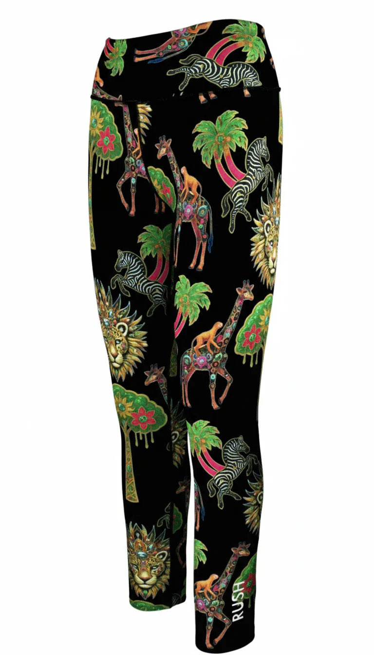 Zambezi Gold Black F/L Leggings