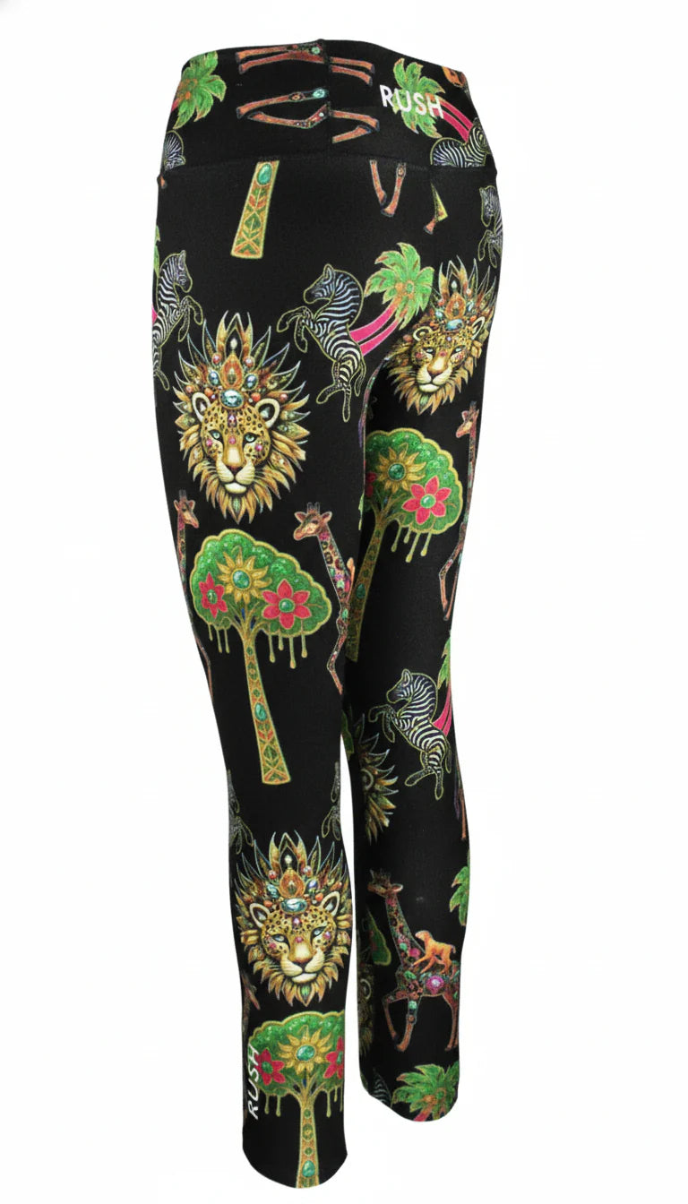 Zambezi Gold Black F/L Leggings
