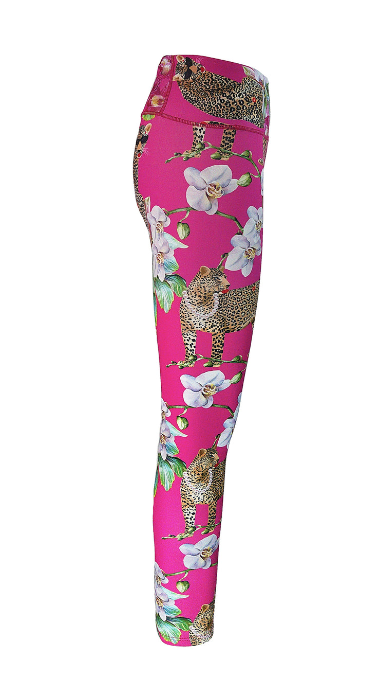 Leopard's Kiss Pink F/L Tights