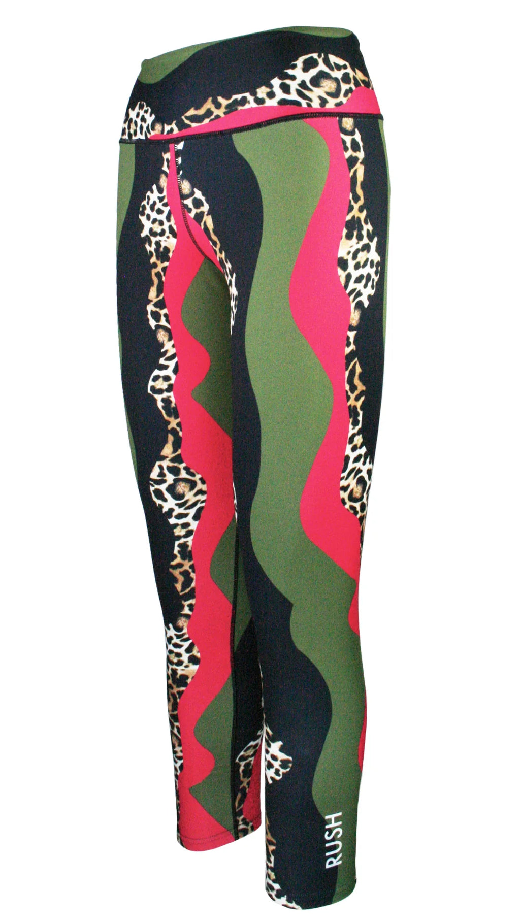 Waving Leopard F/L Leggings