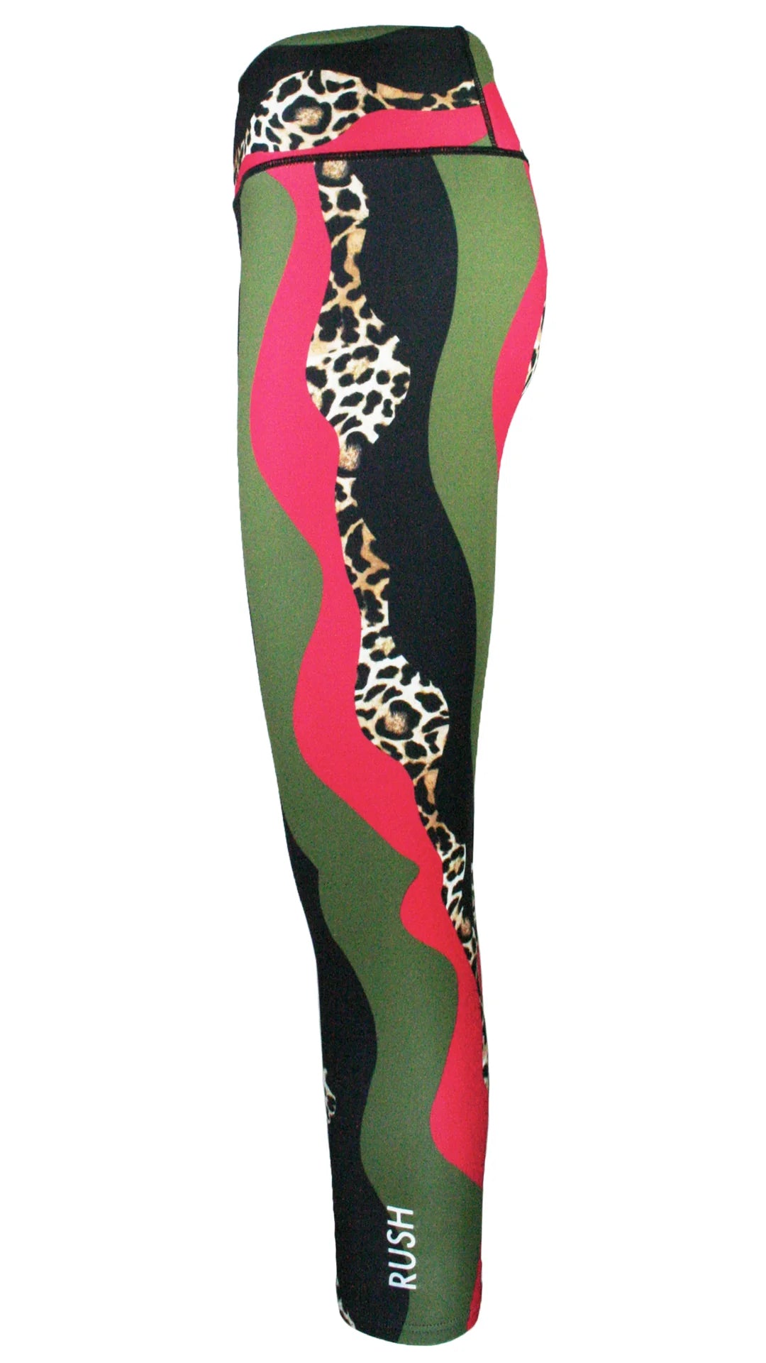 Waving Leopard F/L Leggings