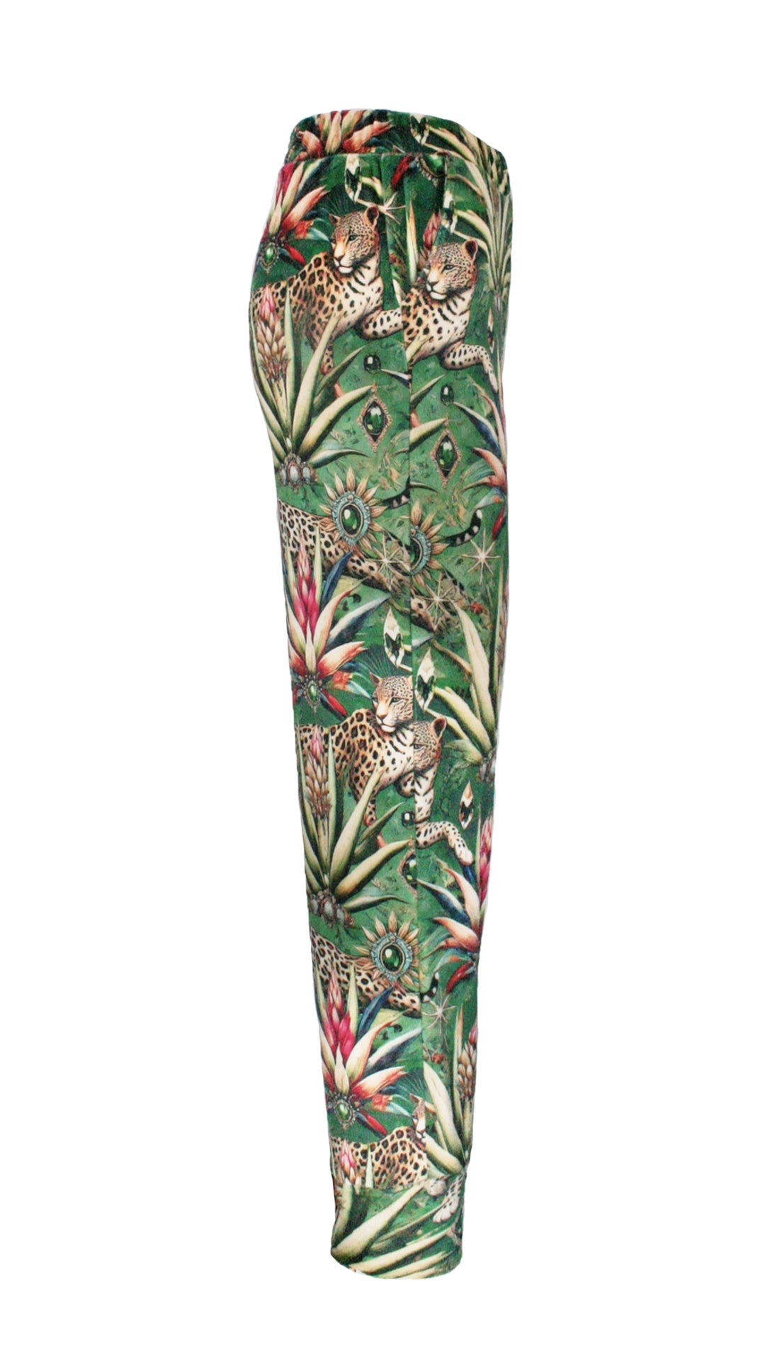 Wild Emerald Velvet Supreme Cuff Pants