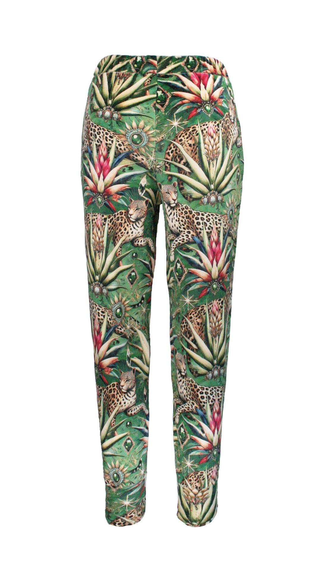 Wild Emerald Velvet Supreme Cuff Pants