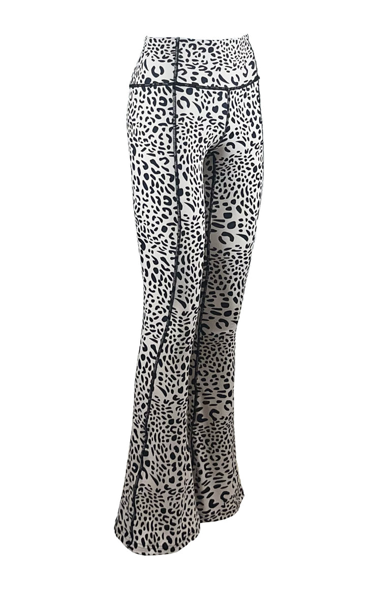 Leopard Active Flare Tights