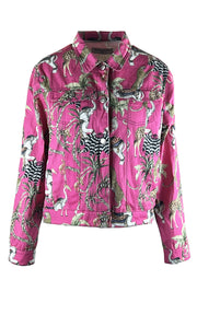 Serengeti Safari Pink Denim Jacket