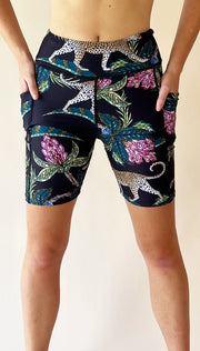 Jewels of the Jungle High Waist Shorts